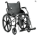 Cadeira de rodas 1016 (Aço) - Jaguaribe