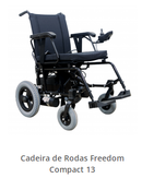 Cadeira de Rodas Motorizada Compact CP13 (Pessoas até 1,40m (P)) - Freedom