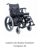 Cadeira de Rodas Motorizada Compact CG20 (Pessoas Acima de 1,85m (G)) - Freedom