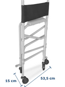 Cadeira de Banho Higiênica Dobrável e Desmontável até 120Kg D40 - Dellamed