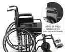 Cadeira de Rodas Dobrável Para Obeso 180 Kg assento 62 cm D500 - Dellamed