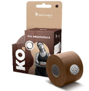 Bandagem Elástica Adesiva Kinesiológica KO - Kit X 4 Unidades (2 Unid. Marrom - 2 Unid. Creme) -. Dellamed