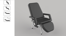 POLTRONA ARTICULAVEL LUXO ESTOFADO - Salutem