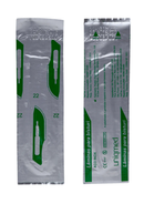 Lâminas Descartáveis Para Bisturi UNIQMED Aço Inox Caixa com 100 Unidades