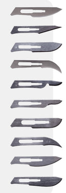 Lâminas Descartáveis Para Bisturi UNIQMED Aço Carbono Caixa com 100 Unidades