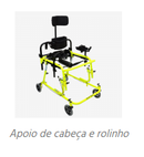 Acessório para Andador Europa - Apoio de Cabeça e Rolinho - Vanzetti