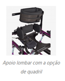 Acessório para Andador Europa - Apoio Lombar com a Opção de Quadril - Vanzetti