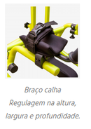 Acessório para Andador Explorer - Braço Calha c/ Regulagem na altura, largura e profundidade -.Vanzetti