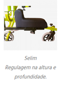 Acessório para Andador Explorer - Selim (assento estofado) com Regulagem na altura e profundidade - Vanzetti