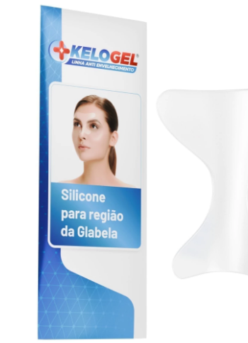 ADESIVO DE SILICONE ANTISSINAIS KIT PREMIUM I - COLO 1UN + GLABELA 1UN + TESTA 1UN + OLHOS 2UN KELOGEL
