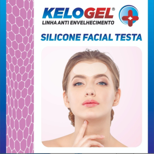 ADESIVO DE SILICONE ANTISSINAIS KIT PREMIUM I - COLO 1UN + GLABELA 1UN + TESTA 1UN + OLHOS 2UN KELOGEL