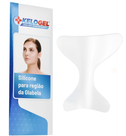 ADESIVO DE SILICONE ANTISSINAIS KIT PREMIUM 2 - COLO 1UN + GLABELA 1UN + TESTA 1UN + OLHOS 4UN KELOGEL - MEDFORMA