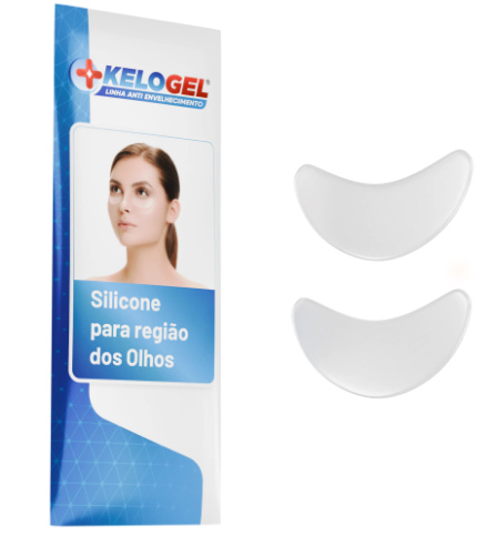 ADESIVO DE SILICONE ANTISSINAIS REGIÃO DOS OLHOS OU BIGODE CAIXA(2UN OU 4UN) KELOGEL - MEDFORMA