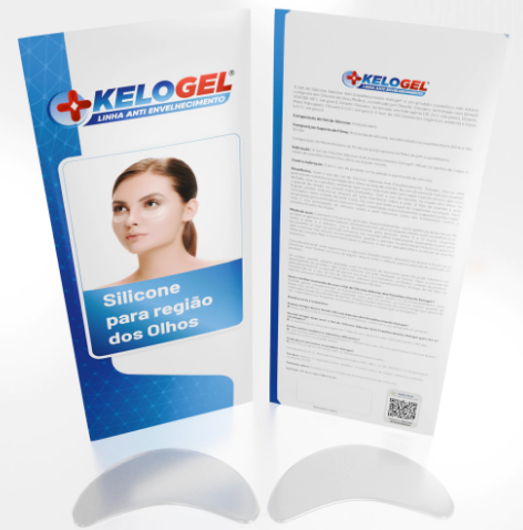 ADESIVO DE SILICONE ANTISSINAIS REGIÃO DOS OLHOS OU BIGODE CAIXA(2UN OU 4UN) KELOGEL - MEDFORMA