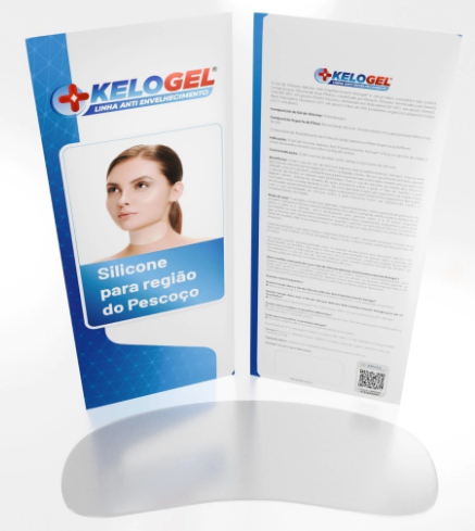 ADESIVO DE SILICONE ANTISSINAIS PARA REGIÃO PESCOÇO 1UN KELOGEL - MEDFORMA