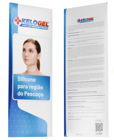 ADESIVO DE SILICONE ANTISSINAIS PARA REGIÃO PESCOÇO 1UN KELOGEL - MEDFORMA