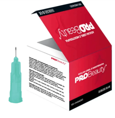 AGULHA LEBEL MESOTERAPIA 32Gx4×0,23 mm  PRO BEAUTY CX 100UN - MEDFORMA