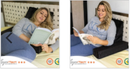 Almofada Auxiliar para Leitura com Braços - Longevitech