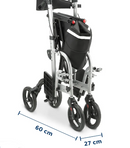 Andador Cadeira 2 em 1 D15 até 135 Kg - Dellamed