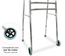 Andador de Alumínio Fixo Móvel e Articulado 3 em 1 D10 - Dellamed