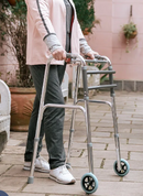 Andador de Alumínio Fixo Móvel e Articulado 3 em 1 D10 - Dellamed