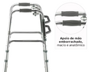 Andador de Alumínio Fixo Móvel e Articulado 3 em 1 D10 - Dellamed