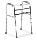 Andador de Alumínio Fixo Móvel e Articulado 3 em 1 D10 - Dellamed