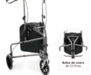 Andador Dobrável 3 Rodas D11 - Dellamed