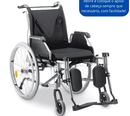 Cadeira de Rodas Tetra com Encosto Reclinável e Acessórios Inclusos até 130 kg D700 - Dellamed