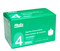 Agulha Descartável para Caneta de Insulina - Kit com 10 Caixas - Medix
