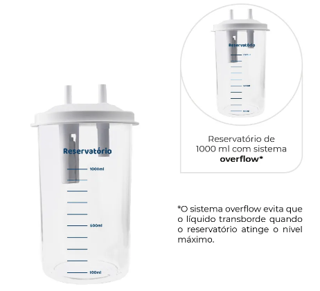 Aspirador de Fluídos e Secreções Maxmed - Dellamed