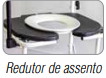 Redutor de assento p/ Cadeira de Banho - Ortomobil