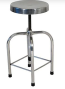 BANCO GIRATÓRIO TOTALMENTE INOX S - Salutem