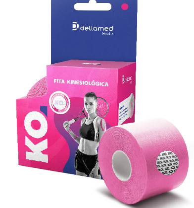 Bandagem Elástica Adesiva Kinesiológica - Dellamed