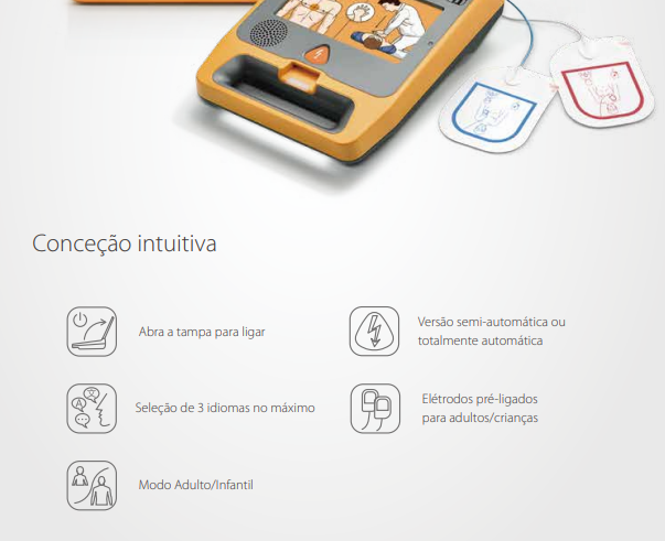 BeneHeart C1A - DEA (Desfibrilhador externo automático) - Mindray