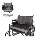 Cadeira de Rodas Dobrável Para Obeso 180 Kg assento 62 cm D500 - Dellamed