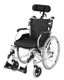 Cadeira de Rodas em Alumínio Dobrável até 120 Kg D600 com Apoio de Cabeça - Dellamed