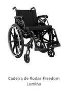 Cadeira de Rodas Lumina LG (Pessoas acima de 1,85m (G)) - Freedom