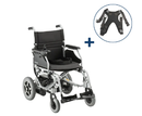 Cadeira de Rodas Motorizada Dobrável até 120 Kg Assento de 44 cm D900 com Cinto De Segurança Torácico - Dellamed