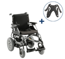 Cadeira de Rodas Motorizada Dobrável até 120 Kg Assento de 45 cm D1000 com Cinto De Segurança Torácico - Dellamed