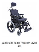 Cadeira de Rodas Motorizada Styles SM20 (Pessoas de 1,40 a 1,85m (M)) - Freedom