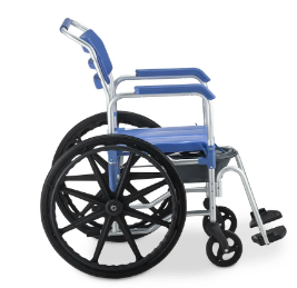 Cadeira de Banho D65 em Alumínio até 150kg Assento 44 cm - Dellamed