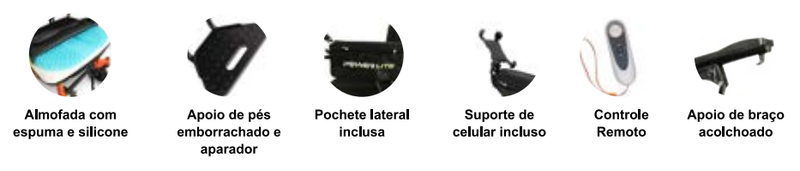 CADEIRA DE RODAS MOTORIZADA POP SUMMER EDITION - POWER LITE