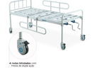 Cama Hospitalar DX2 2 Movimentos até 180 Kg - Dellamed