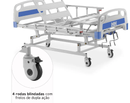 Cama Hospitalar DX3 3 Movimentos até 200 Kg - Dellamed