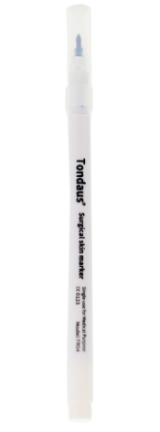 CANETA MARCAÇÃO CIRÚRGICA TONDAUS PONTA GROSSA 1.0MM TR04 01 UN - MEDFORMA