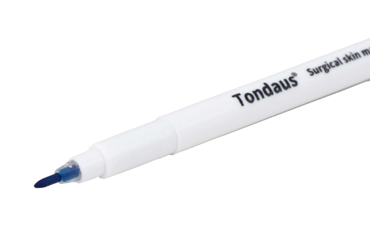 CANETA MARCAÇÃO CIRÚRGICA TONDAUS PONTA GROSSA 1.0MM TR04 01 UN - MEDFORMA