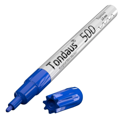 CANETA MARCAÇÃO CIRÚRGICA 1.0MM 01UN TONDAUS 500 - MEDFOPRMA