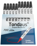 CANETA MARCAÇÃO CIRÚRGICA 2.0 a 3.0MM COR PRETO 01UN TONDAUS 700 - MEDFORMA