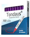 CANETA MARCAÇÃO CIRÚRGICA PONTA 2.0 a 3.0MM COR ROXO CX 10UN TONDAUS 700 - MEDFORMA